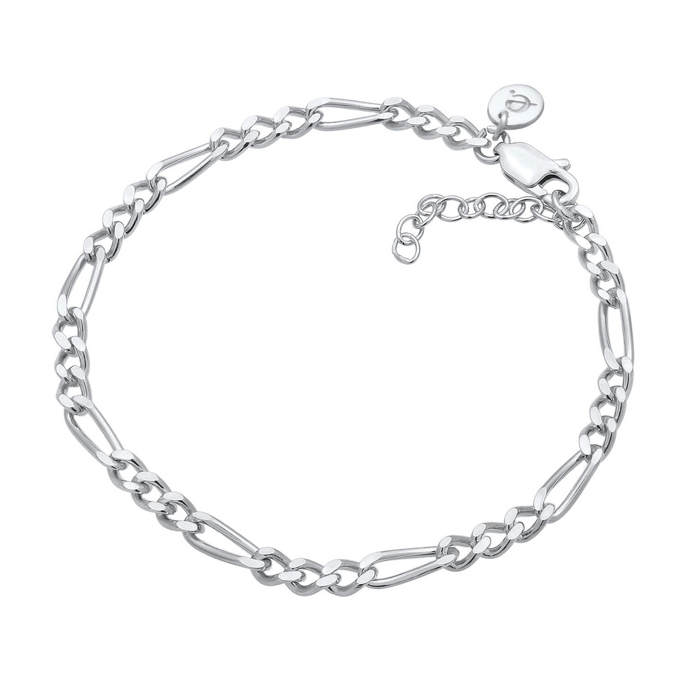 Elli PREMIUM Elli PREMIUM Bracelet Femmes Chain Bracelet Figaro Braided Filigran Basic Minimal Bracelet