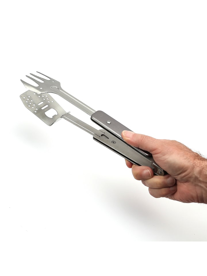 RADOLEO Grillwerkzeug Grill-Multi-Tool GENIUS POCKET 4in1  Grillbesteck in silber günstig kaufen onesize