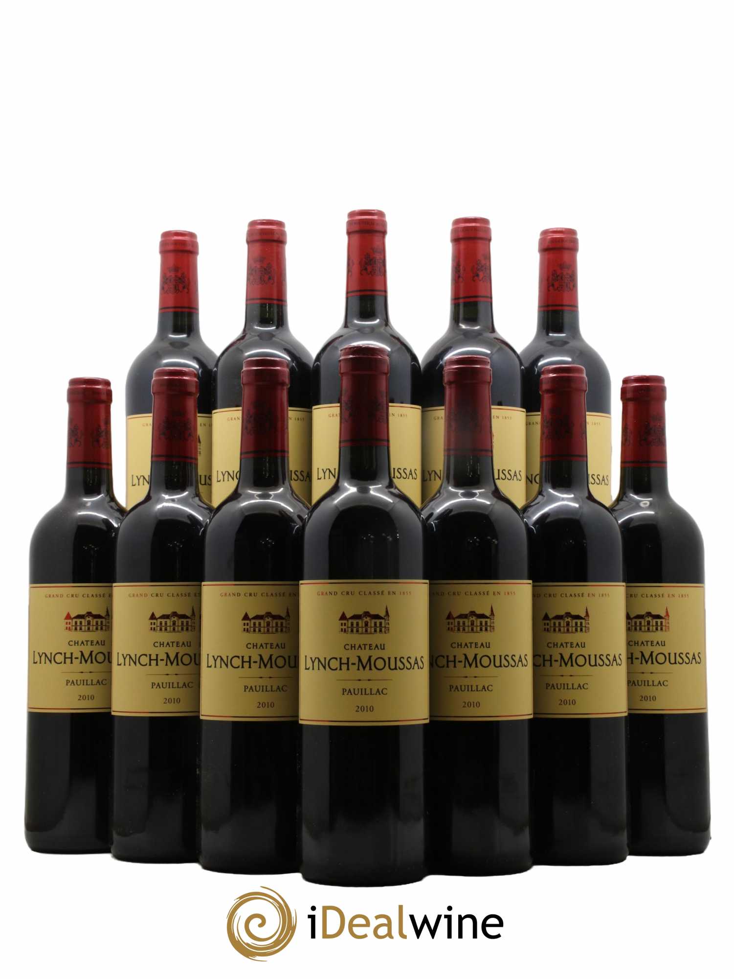 Château Lynch Moussas 5ème Grand Cru Classé  2010 - Lot de 12 Bouteilles