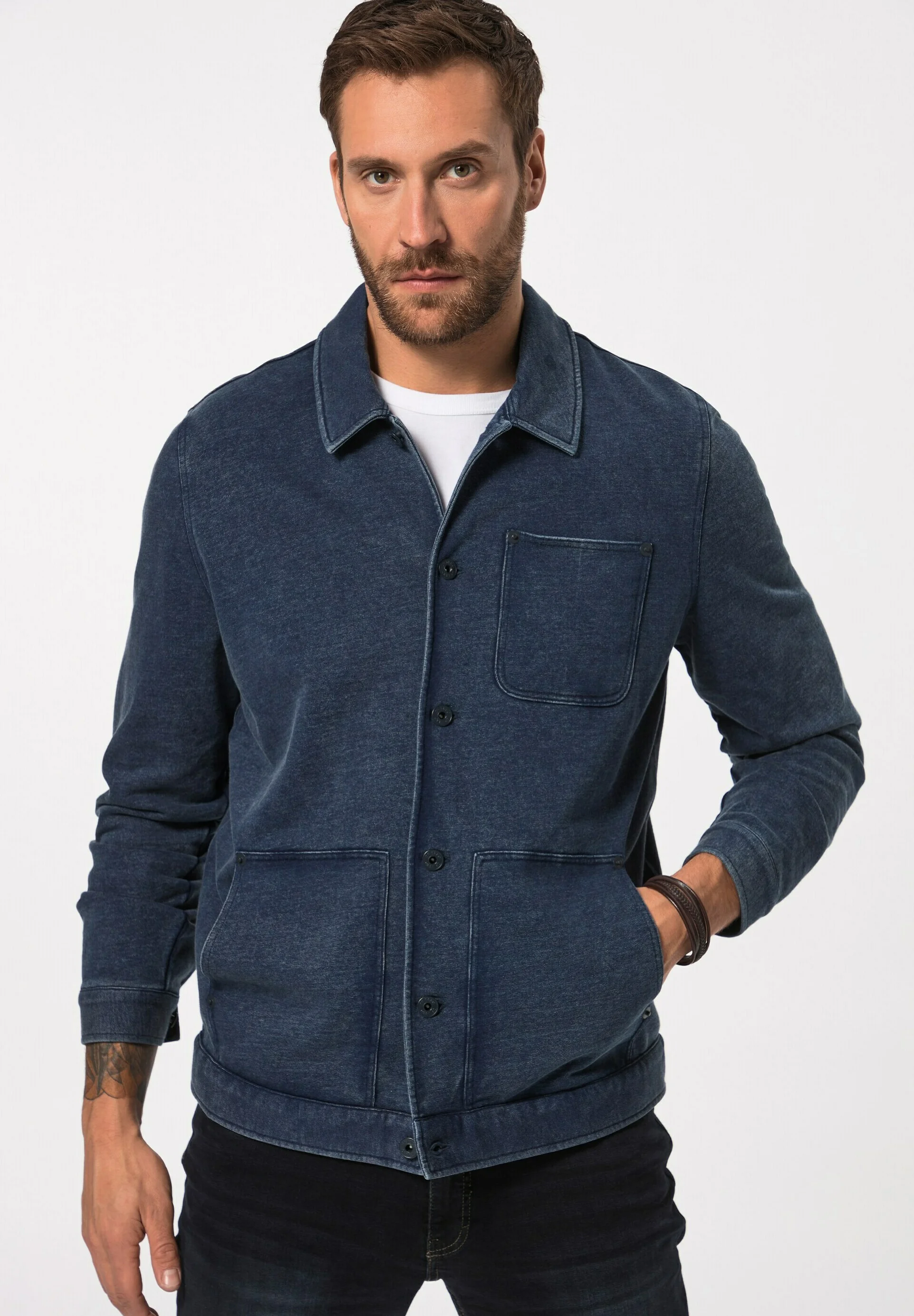 JP1880 ESTILO TRABAJADOR LOOK VINTAGE - Chaqueta ligera