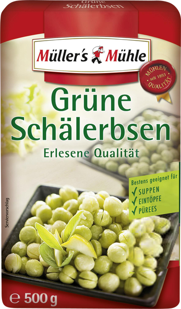 Müller's Mühle Grüne Schälerbsen