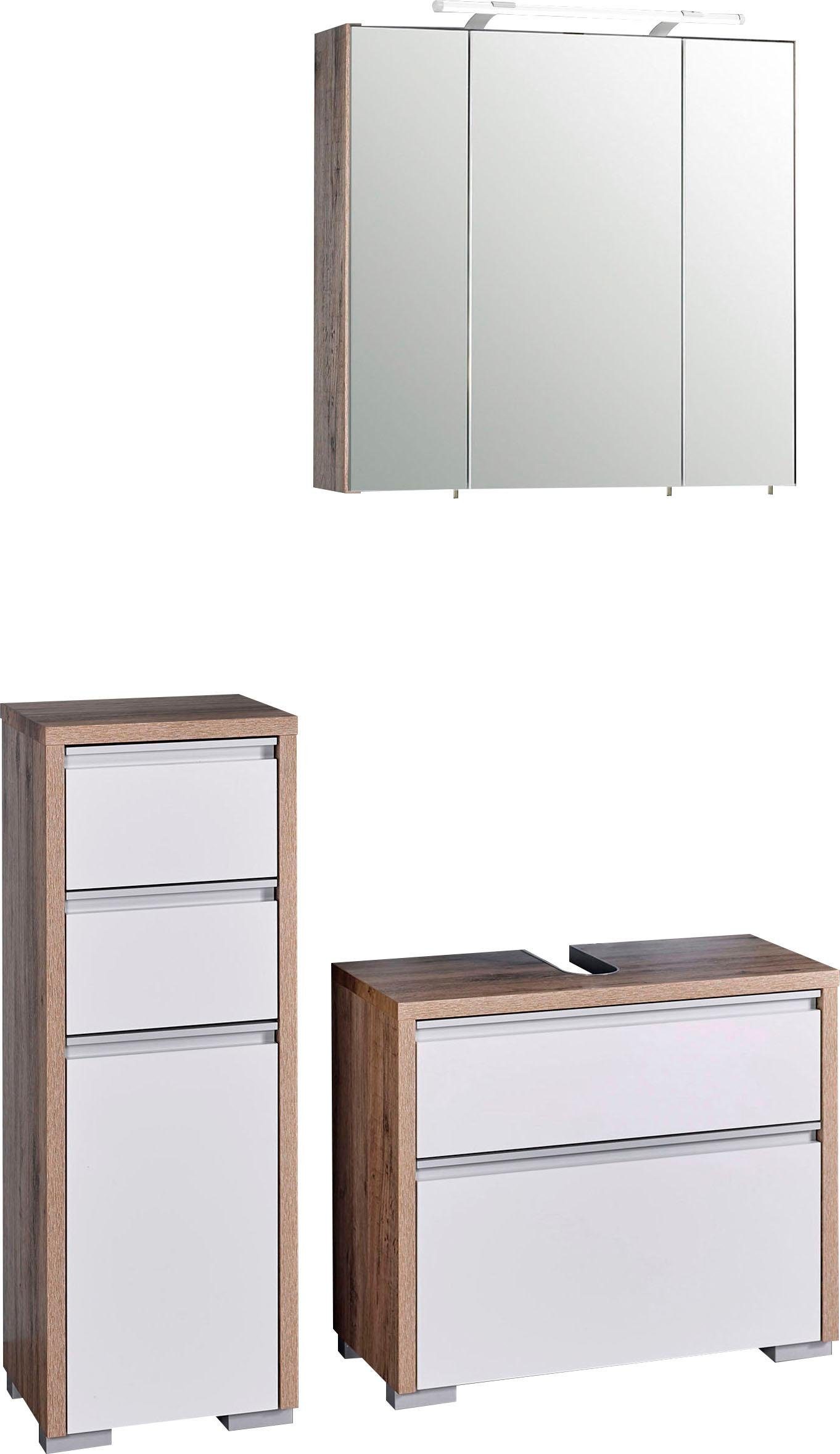 Schildmeyer Badmöbel-Set Bello, (Set, 3-St)