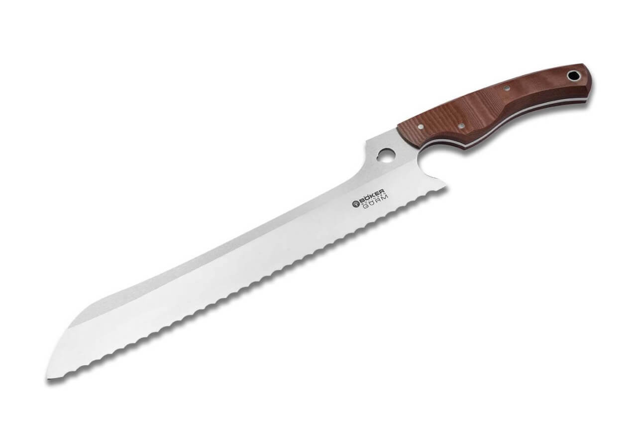 Brotmesser Micarta Braun
