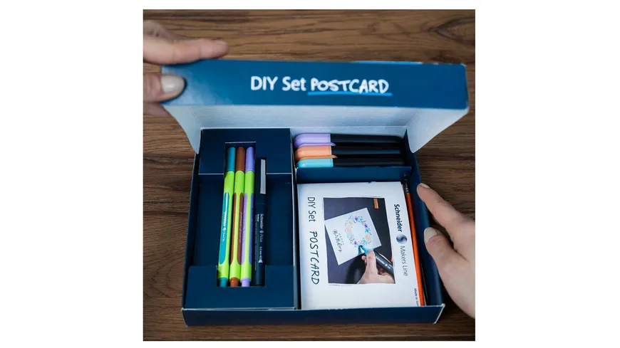 Schneider DIY Set Postkarte