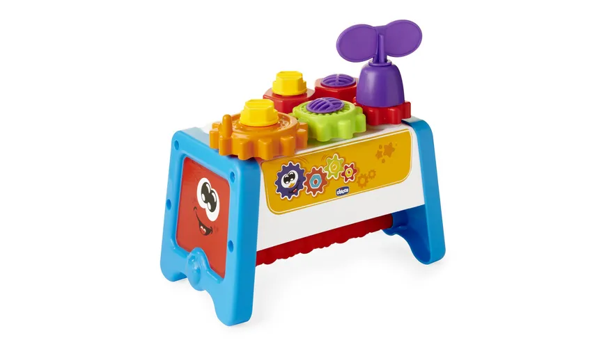 Chicco - 2 in 1 Werkbank mit Werkzeugen, 1 Stück, sortiert
