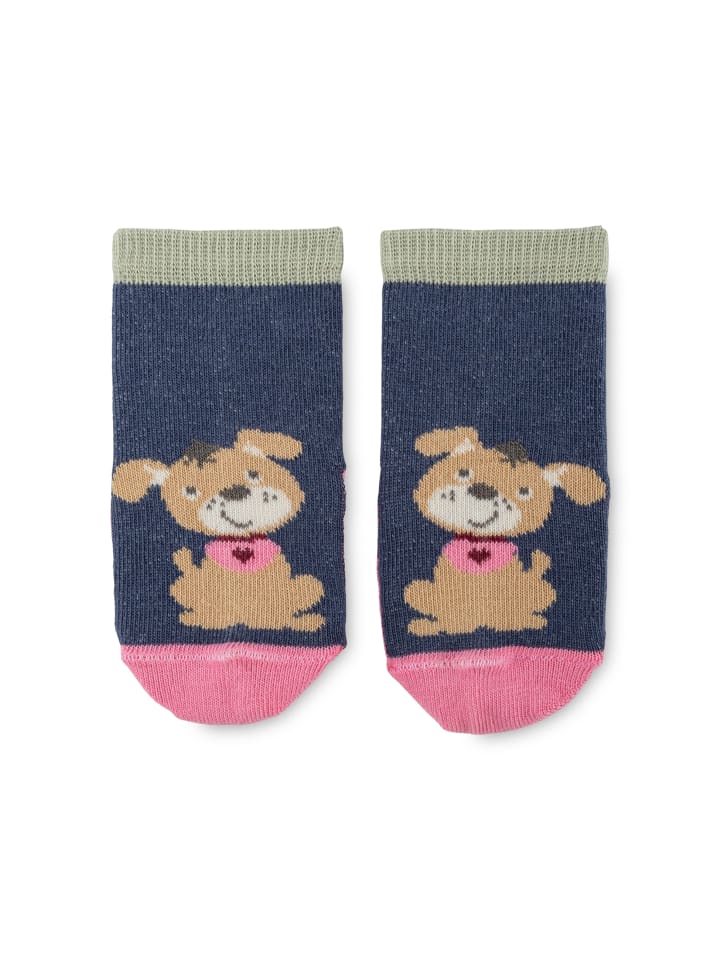 Sigikid Socken-Set 3er Funny Dog in Grün/Rosa/Blau günstig kaufen