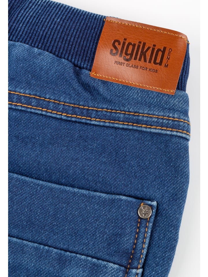 Sigikid Sweat Denim Jeans in Dunkelblau günstig kaufen