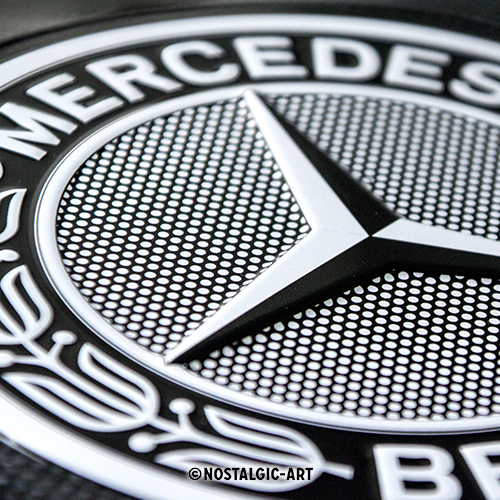 Nostalgic Art Retro Blechschild 30x40cm, Motiv "Mercedes-Benz Garage", 1 Stück - ATU