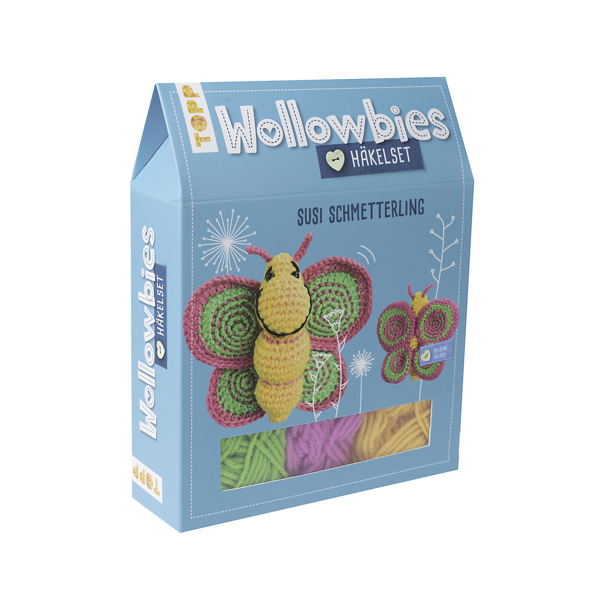 Wollowbies Häkelset Schmetterling