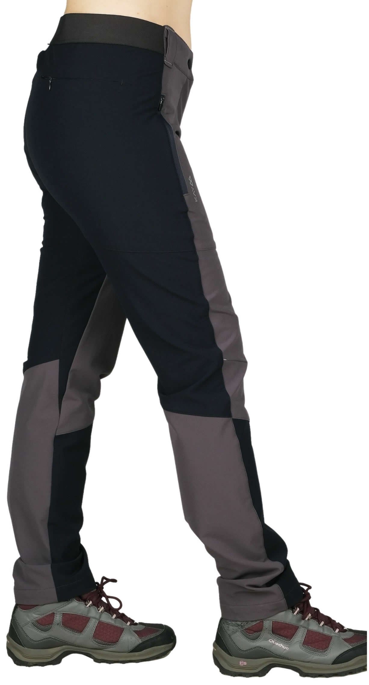 Kaymountain Trekkinghose Damen Wander Outdoor Winter Hose Bernina Hybrid Thermoskin Graphite 44