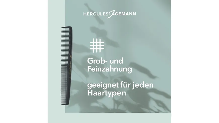 HERCULES Sägemann Haarschneidekamm Naturkautschuk