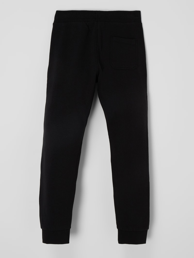 Sweathose mit Logo-Prints Modell 'Nizard' in schwarz