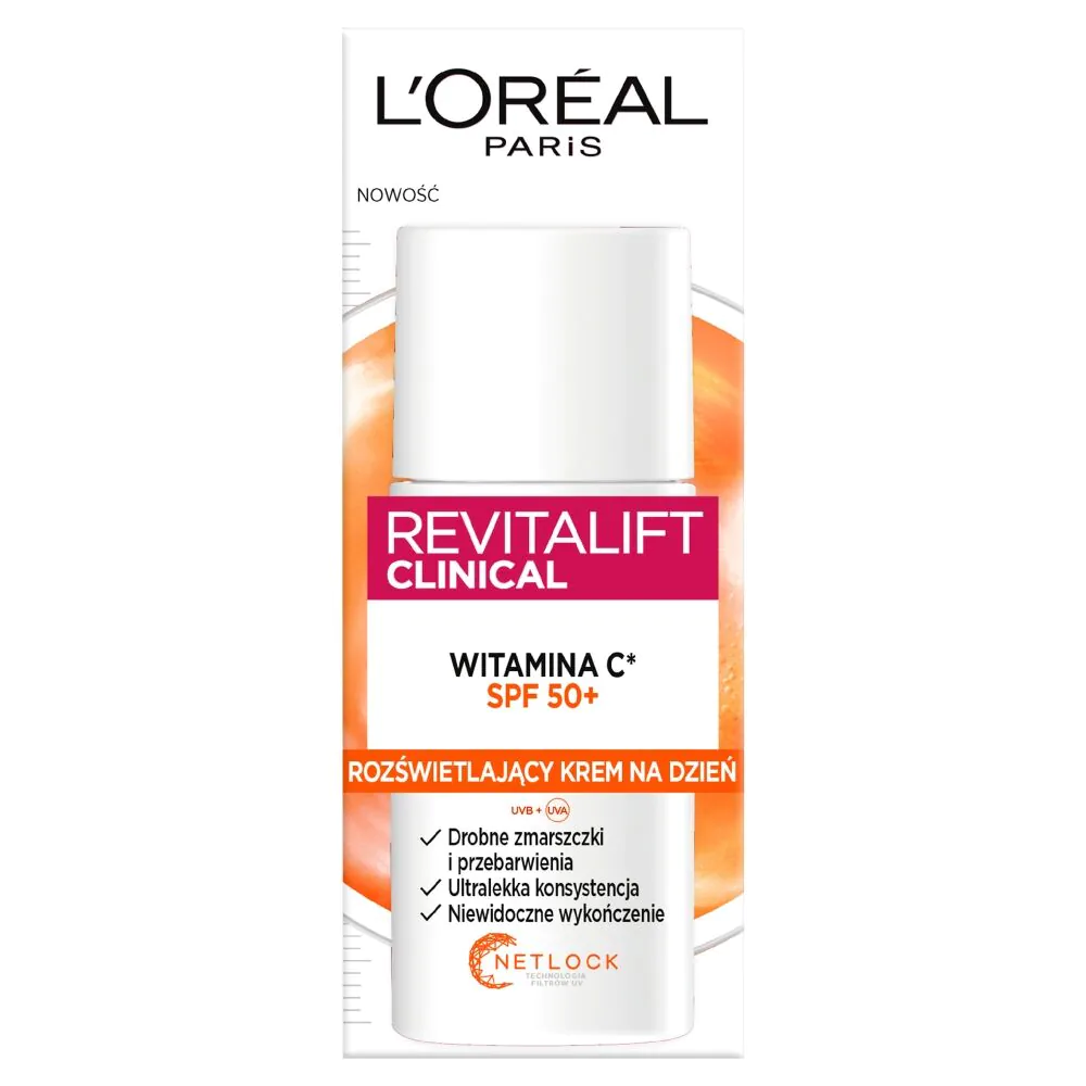 L'Oréal Paris Revitalift Clinical Illuminating dnevna krema s vitaminom C SPF50+