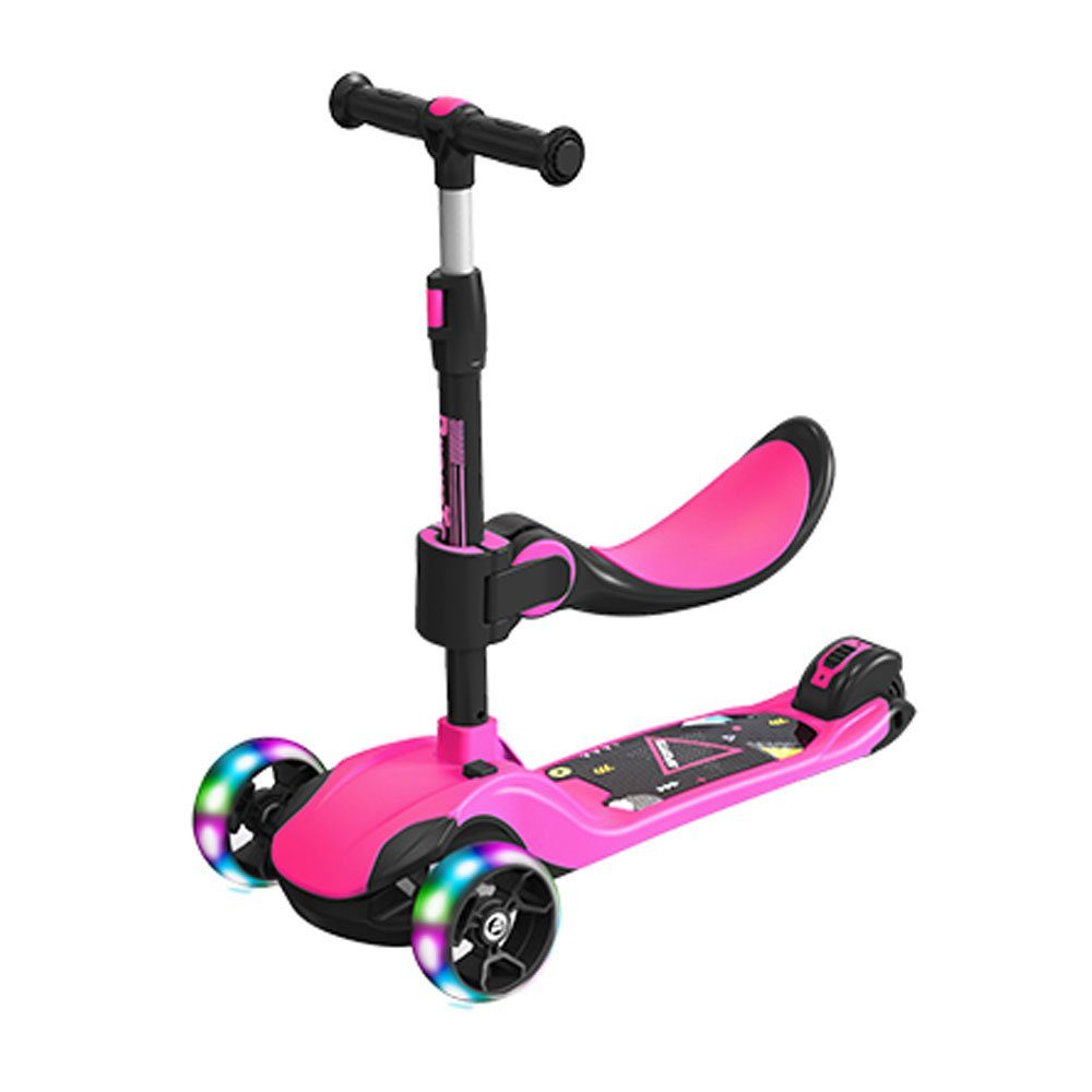 BremToy Dreiradscooter Kinderroller Tretroller Faltbarer Scooter 1-14 Jahre
