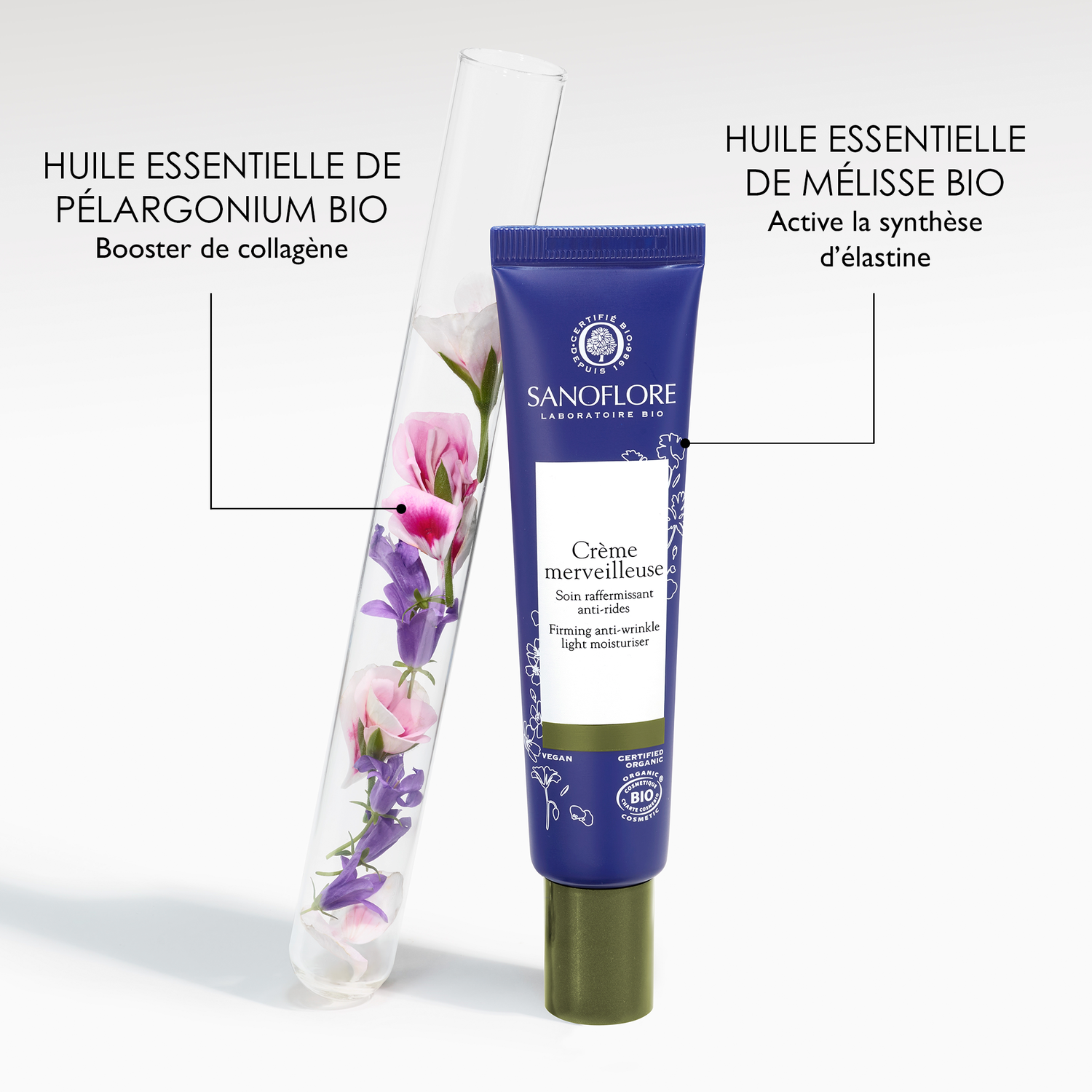 Sanoflore Crème Merveilleuse Soin de Jour Lissant 40 ml