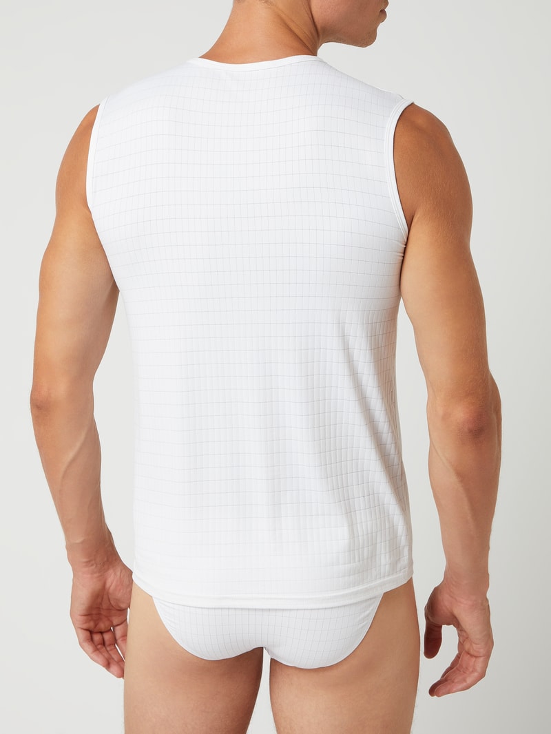 Tanktop mit Stretch-Anteil in weiß