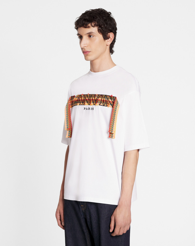 T-SHIRT OVERSIZE BRODÉ CURB LACE
