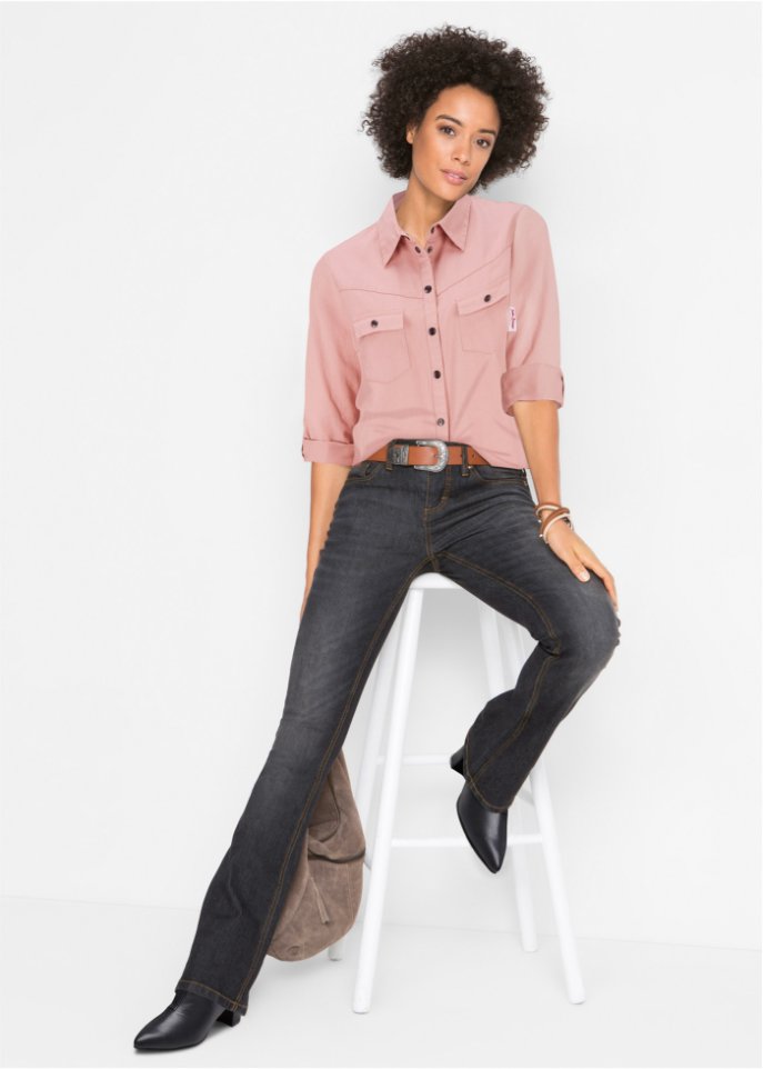 Komfort-Stretch-Jeans, Bootcut