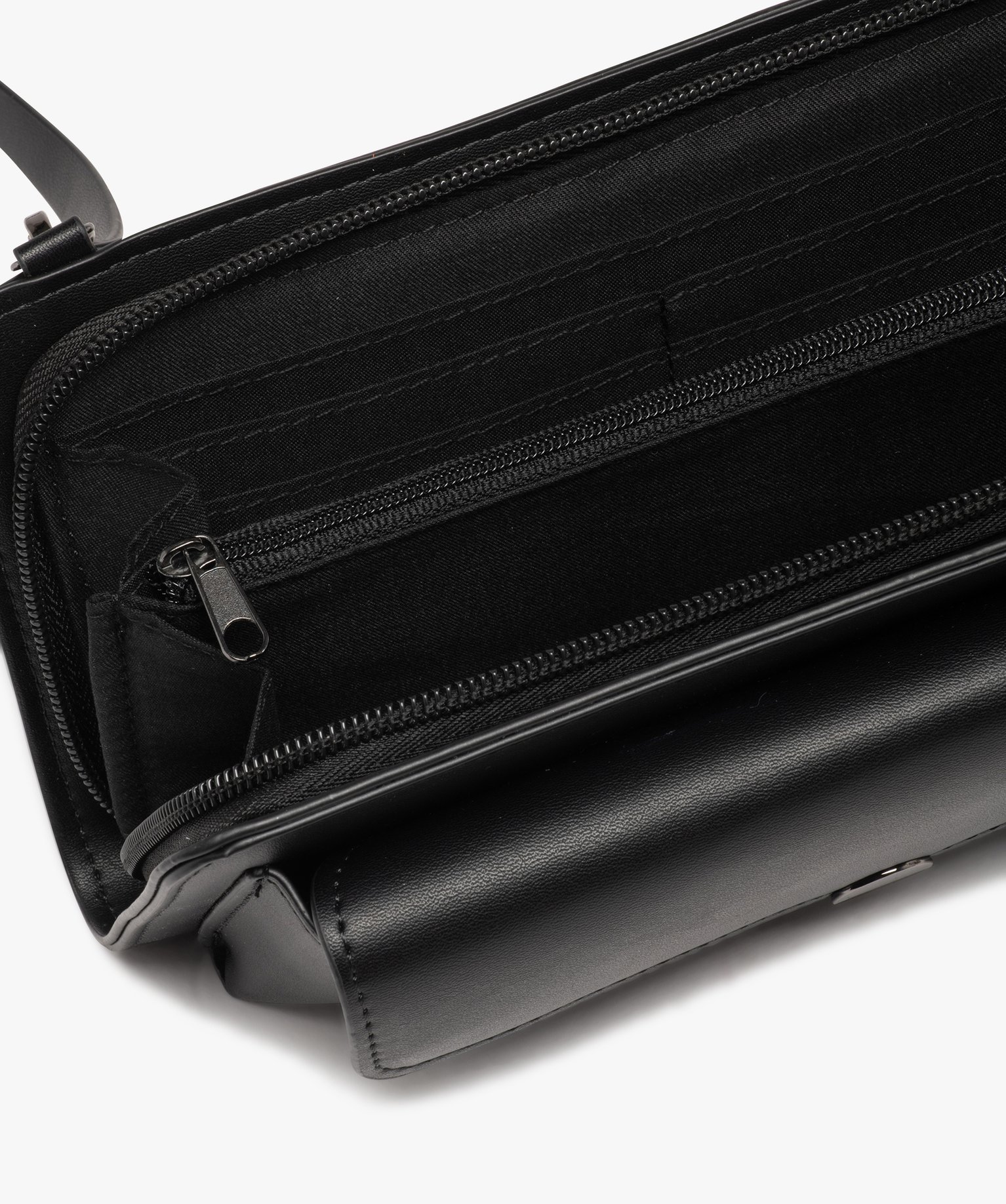 Pochette de soirée portefeuille femme noir | GEMO