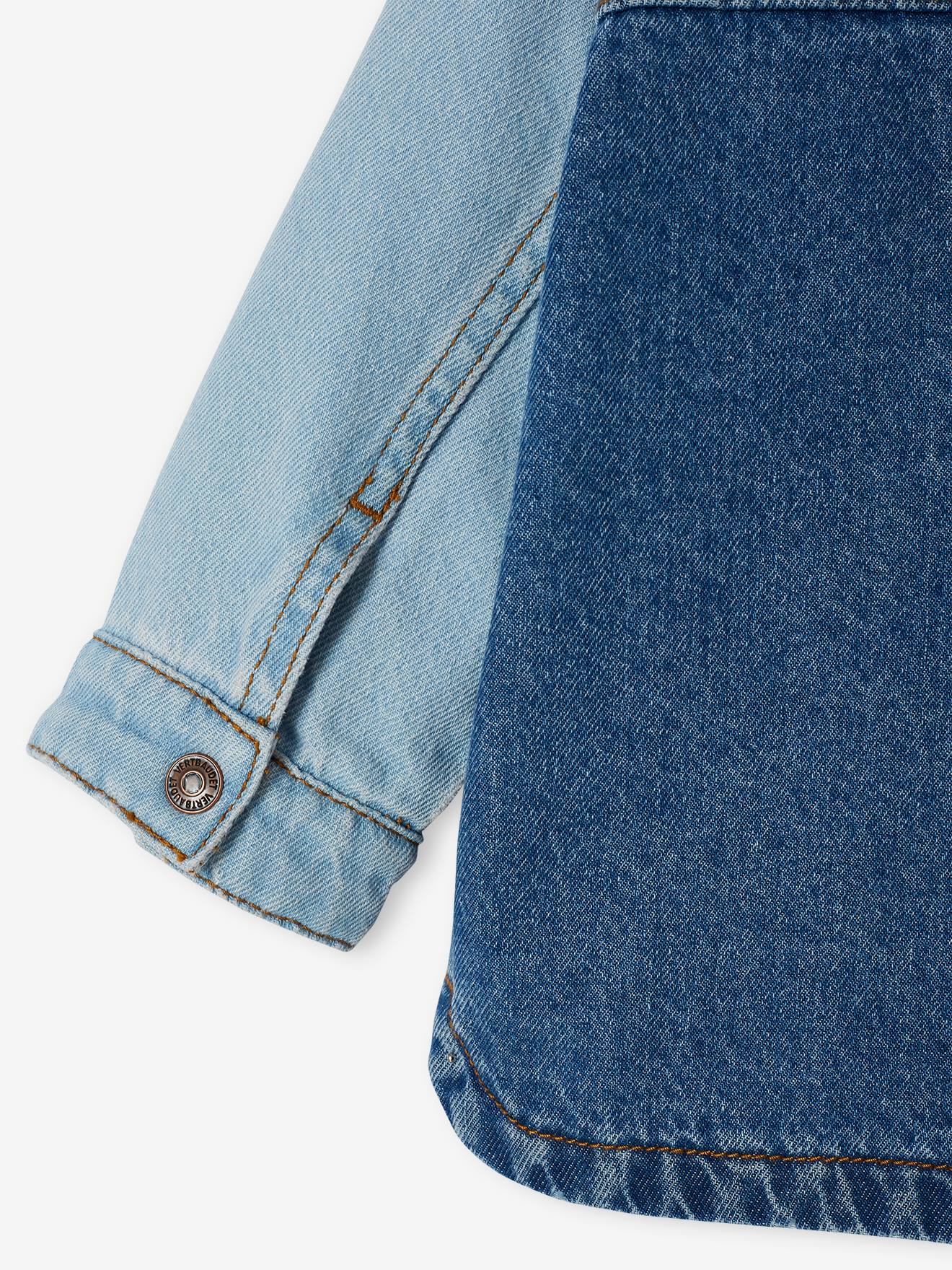 Vertbaudet Baby Jeansjacke - blue stone