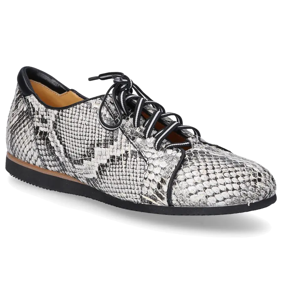 Truman's - Sneaker low 9142 Kalbsleder Logo grau - grau