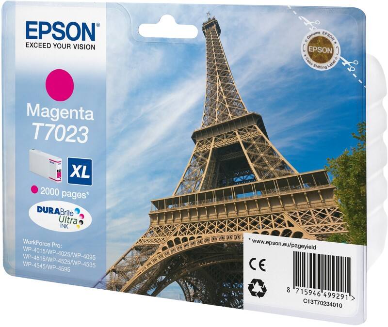 Epson T7023 HC Original Tintenpatrone C13T70234010 Magenta