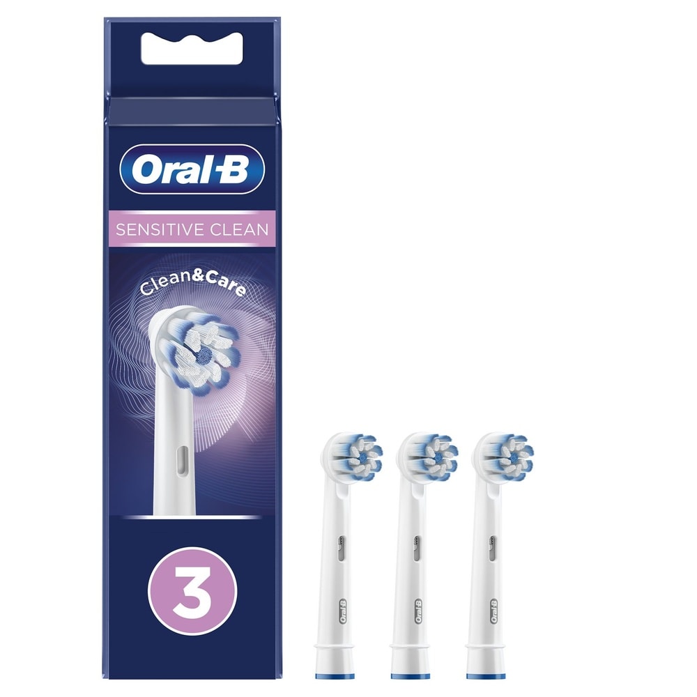 oral-b Oral-B Sensitive Clean Brossette, 3 Brossettes De Rechange