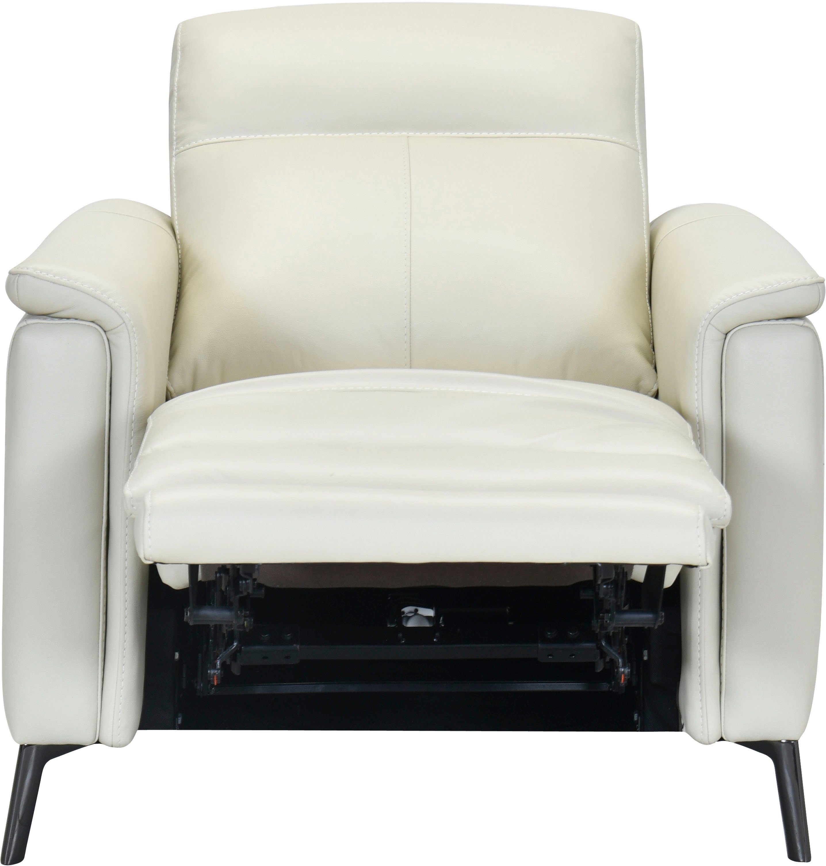 Places of Style Sessel Barano, elektrische Relaxfunktion, Kopfteilverstellung, mit USB-Anschluss.