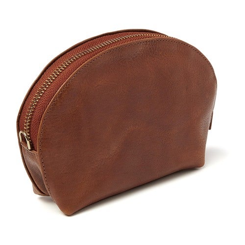 Borsa per il trucco dR Amsterdam, Cognac Milan