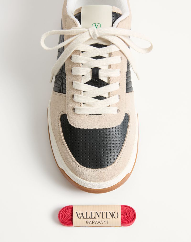 Baskets Sparry en cuir Crust et Nappa