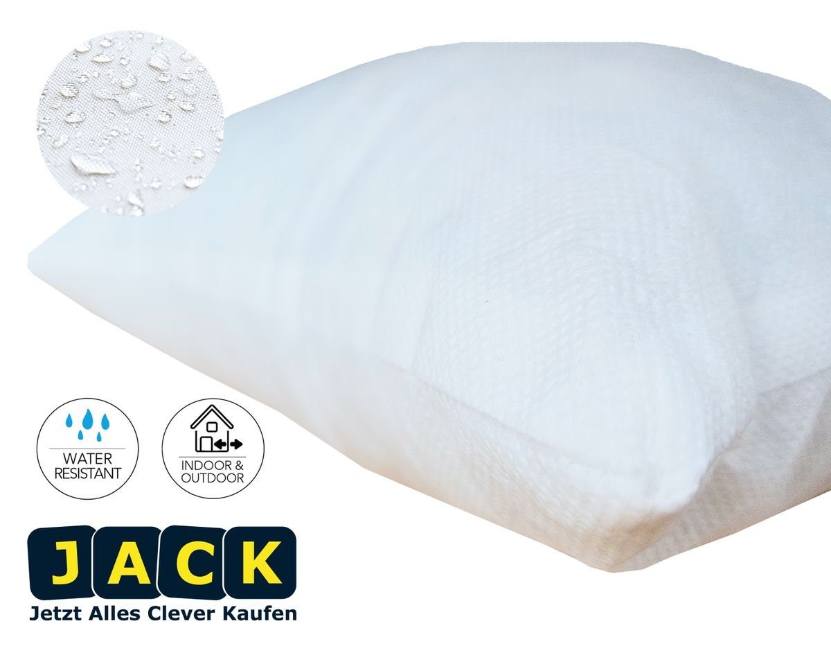 JACK Dekokissen JACK 2x Innenkissen Kissenfüllung Inlett Wasserfest mehrere Größen, Füllkissen, für Innen & Außen, Zierkissen, Outdoor, Sofakissen