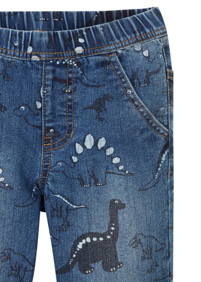 Jungen Sweat-Jeans mit Druck, Slim Fit