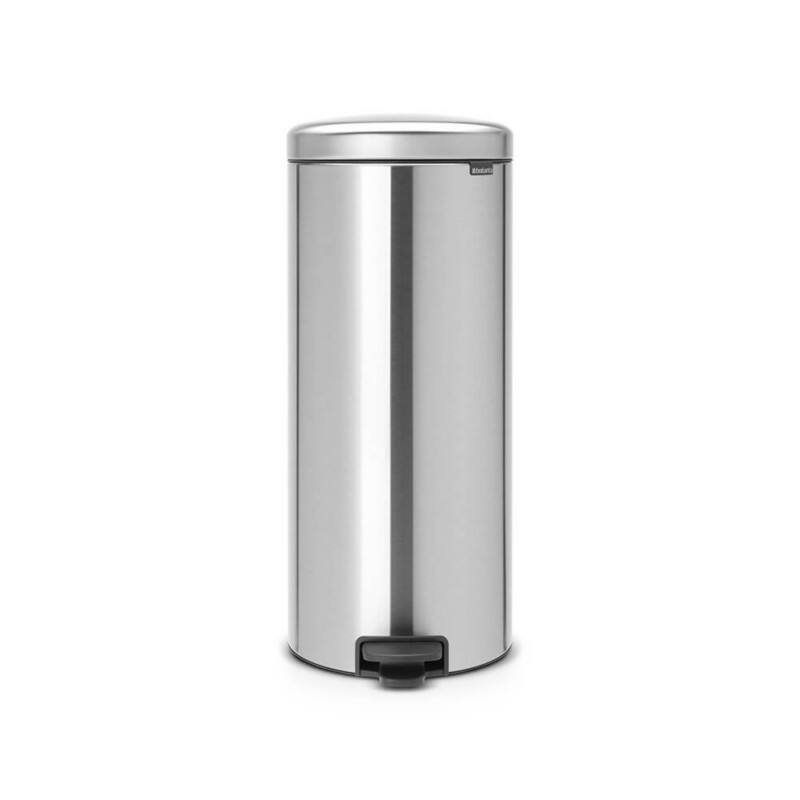 BRABANTIA Treteimer NewIcon BRA114380 Grau Stahl 30 L