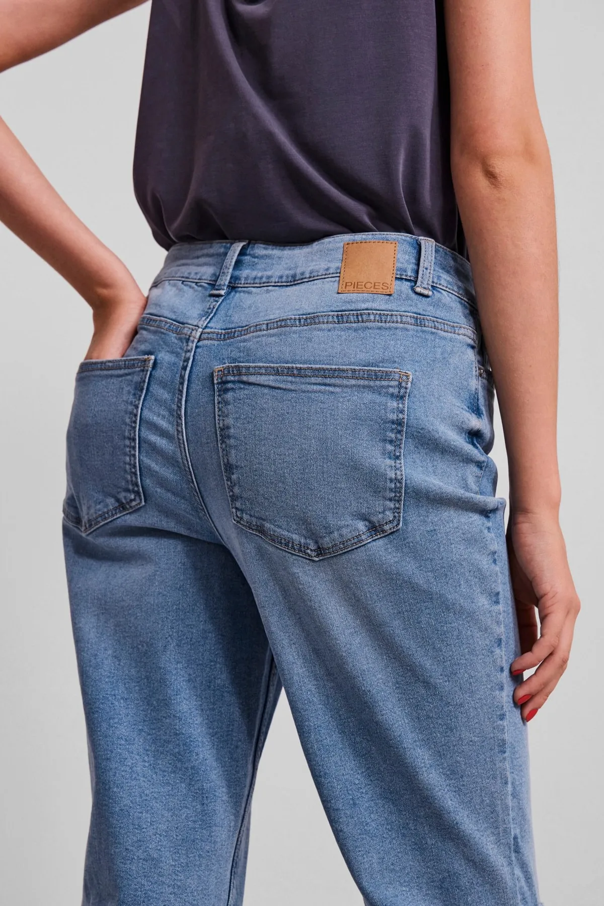 PIECES  Jeans - Blau - Straight