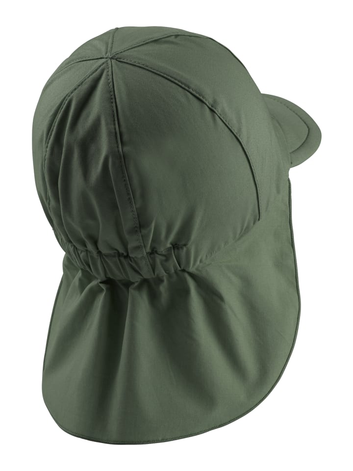 Sterntaler Schirmmütze mit Nackenschutz in dunkelgrün günstig kaufen