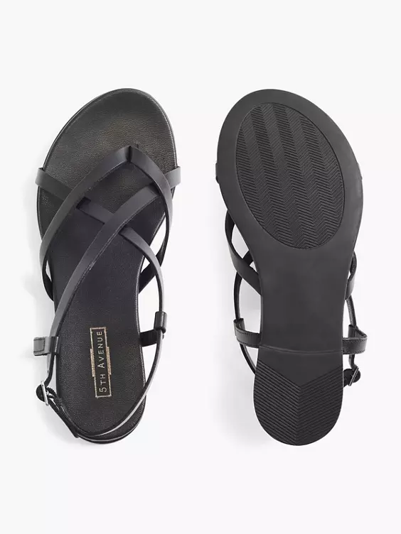 5th Avenue Leder Sandale
