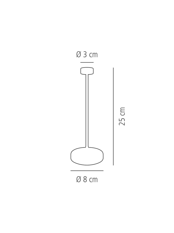 APS Tischleuchte in schwarz, Ø 8 cm, H: 25 cm günstig kaufen onesize