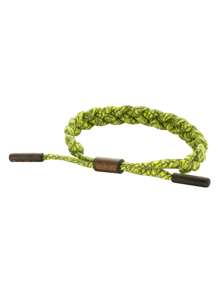 TubeLaces TubeLaces Schnürsenkel in Elephant grey/neonyellow günstig kaufen onesize