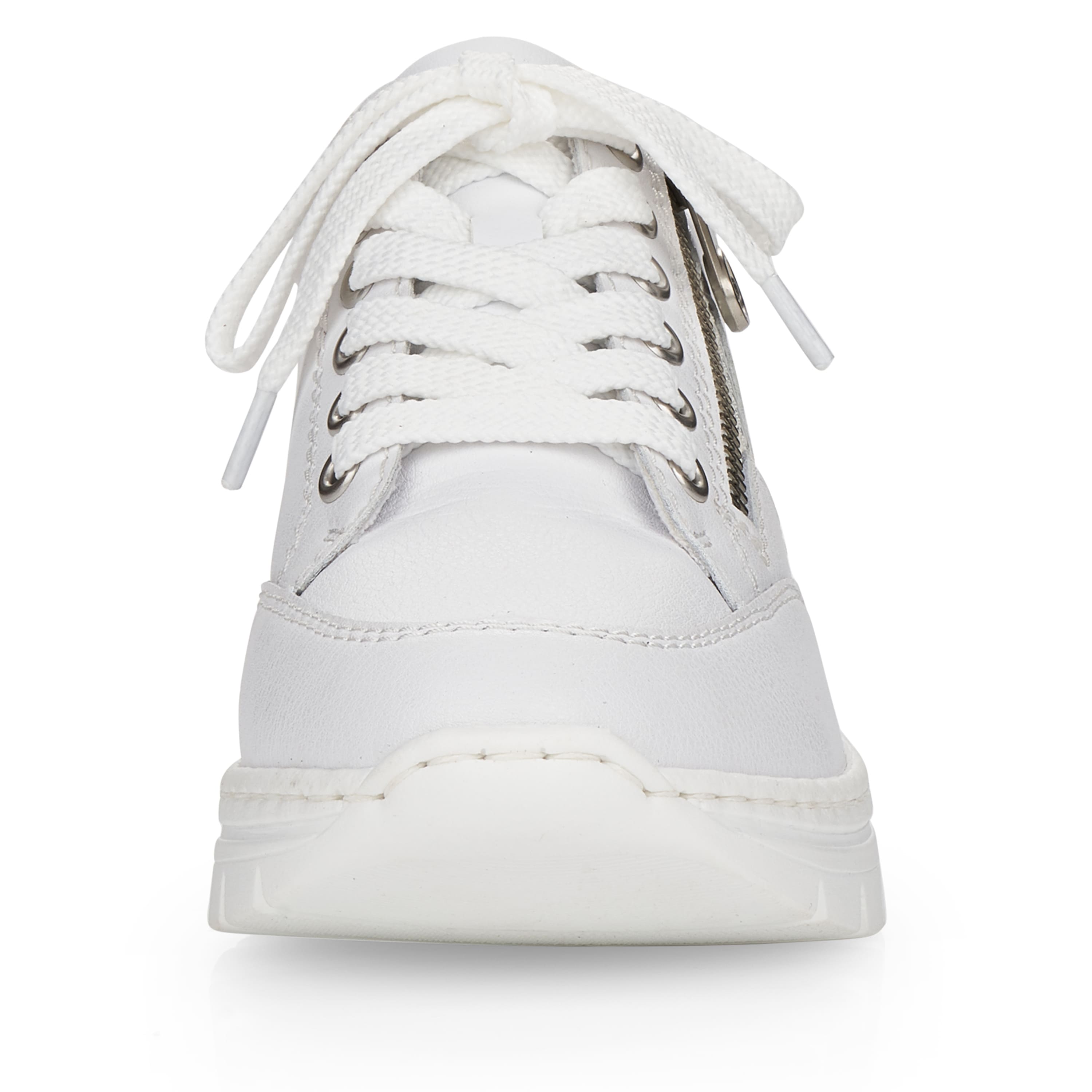 Rieker Damen Sneaker Low reinweiß