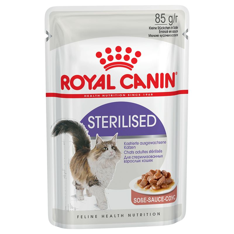 Mix-Paket Royal Canin 2/1,5 kg + 12 x 85 g Pouch in Soße | bitiba