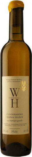 2020 Gewürztraminer Barrique Spätlese trocken 0,5 L - Weingut Winkels-Herding