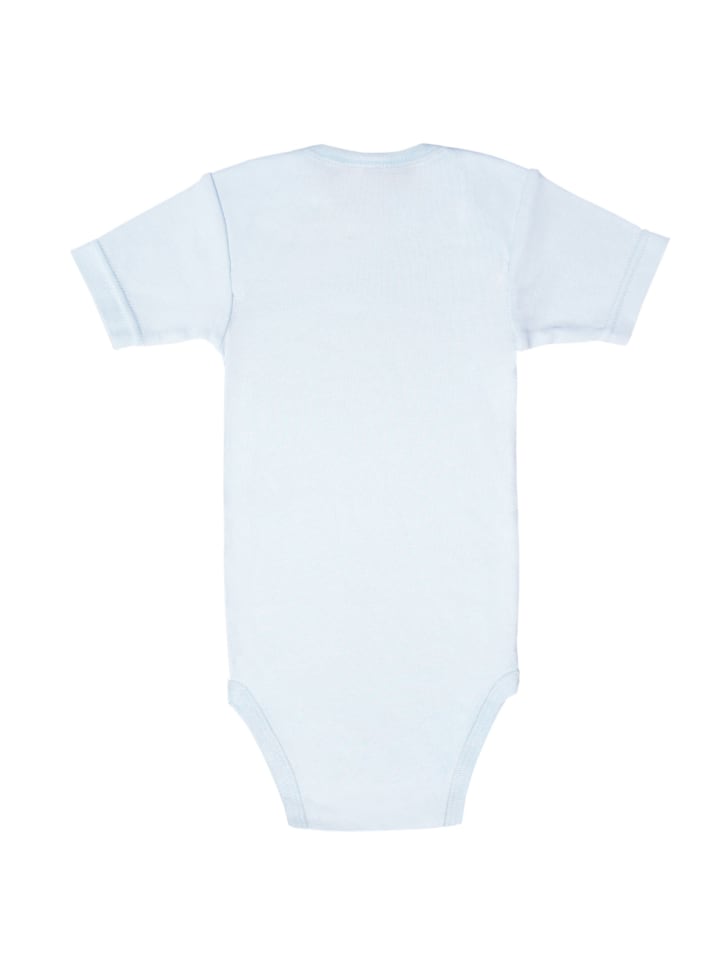 Logoshirt Baby-Body DRUMMER WANTED - Print in hellblau günstig kaufen
