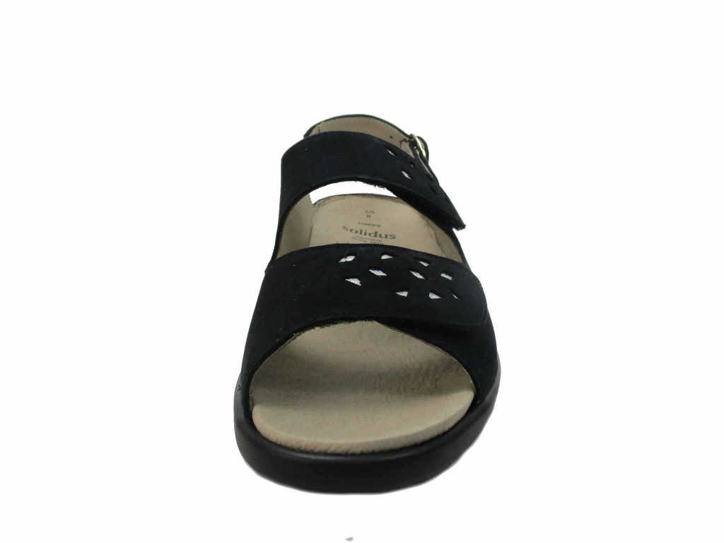 SOLIDUS Komfort Sandalen blau Happy