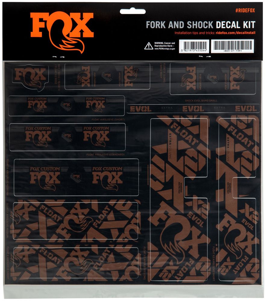Fox Racing Shox Custom Fork und Shox Kit Aufkleberset kaufen | Bike-Discount