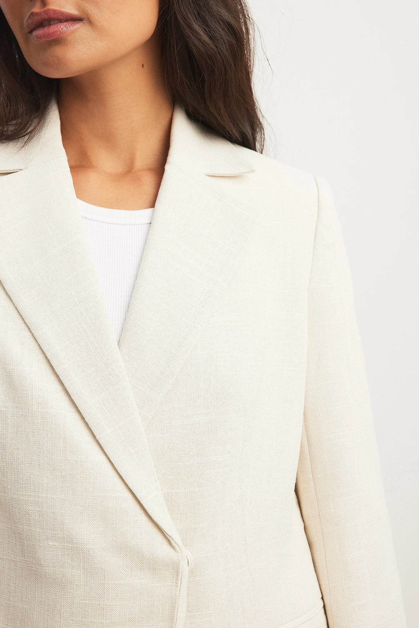Linnen Look Blazer