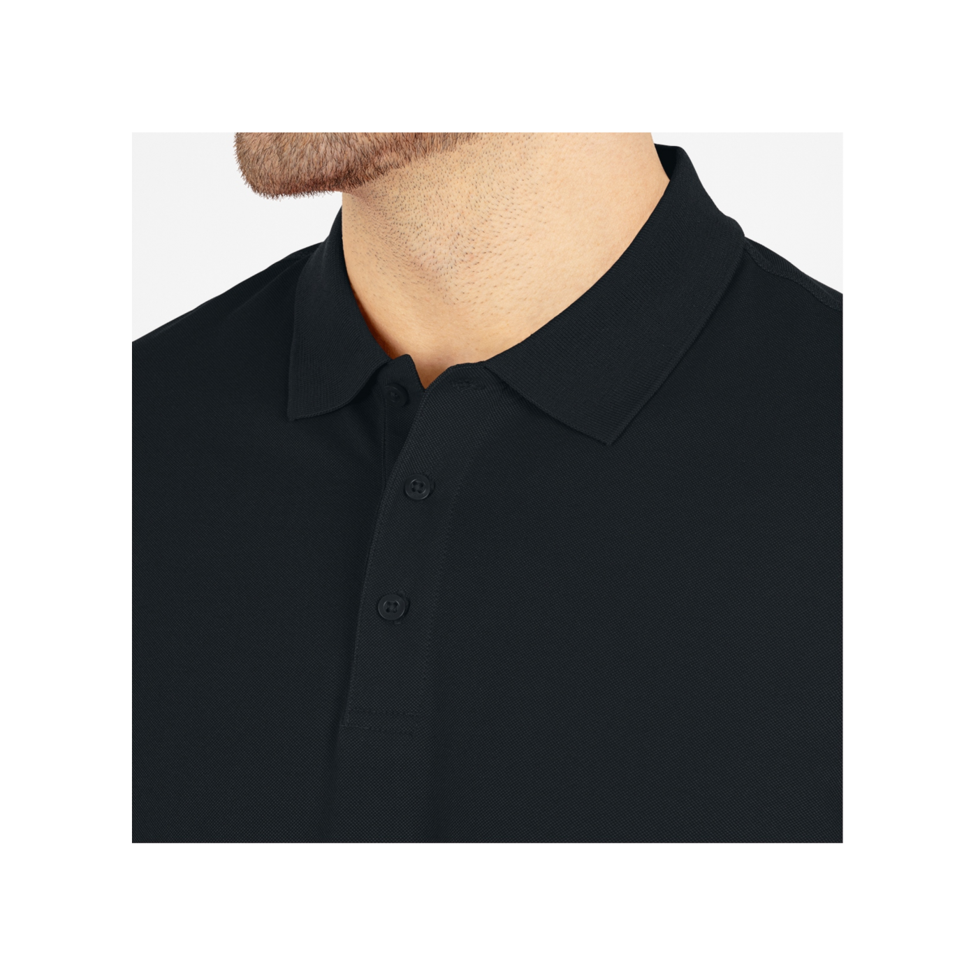 JAKO Doubletex Poloshirt Schwarz F800