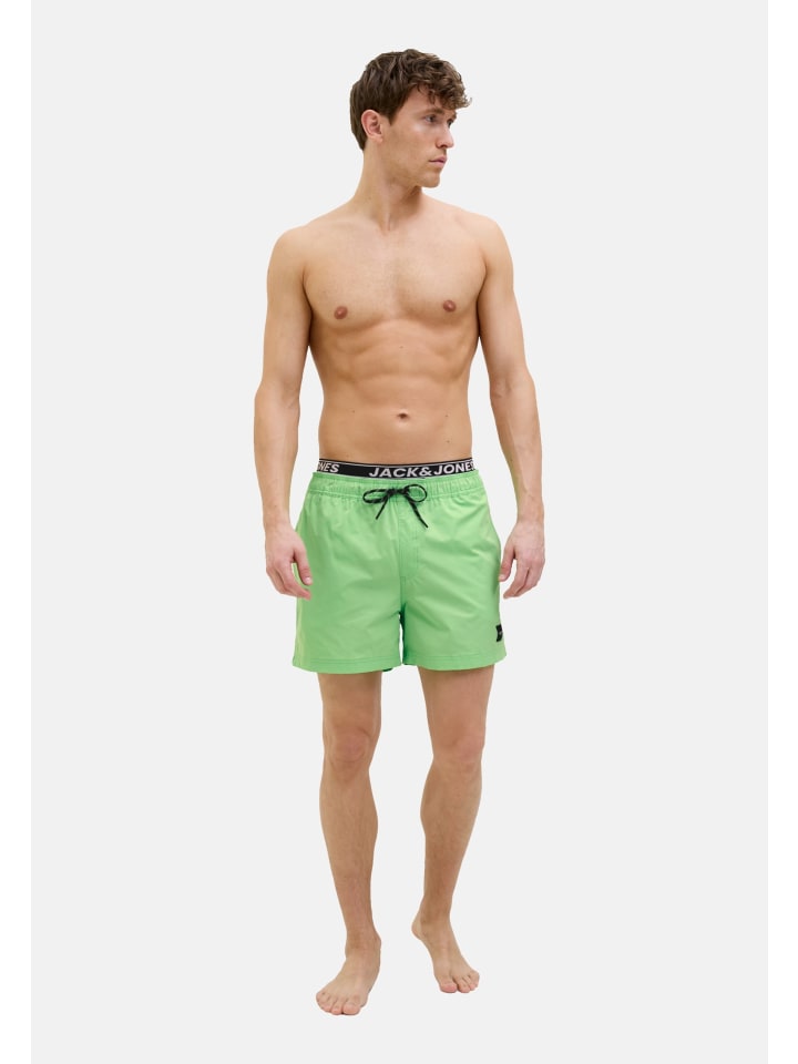 Jack & Jones Bade-Shorts 'Maui' in grün günstig kaufen