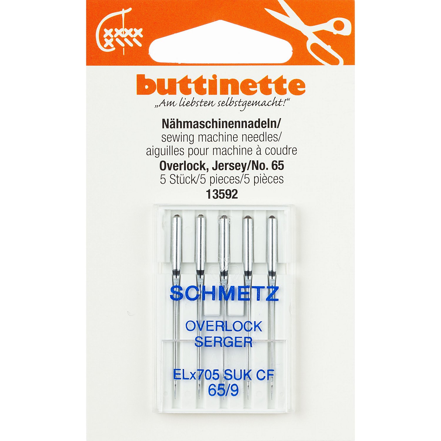 buttinette Overlock-Nähmaschinennadeln 