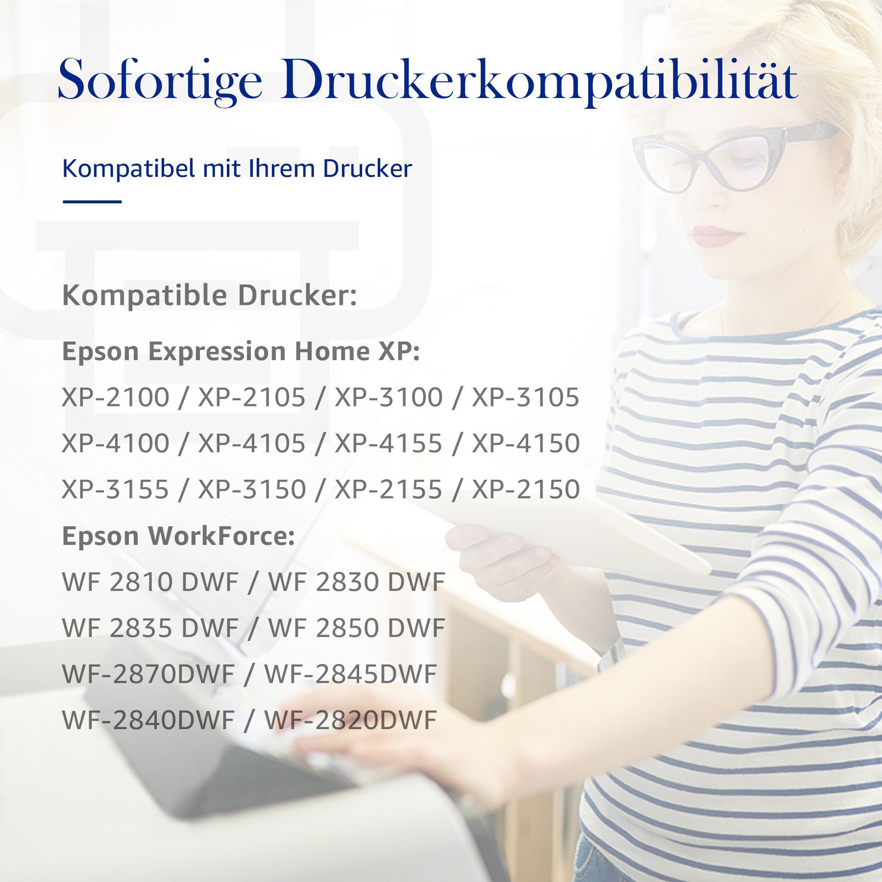 STAROVER Multipack Druckerpatronen Kompatibel für EPSON 603XL / 502XL Tintenpatrone (für EPSON 603 WF-2810 WF-2830 XP 2100 XP 2105 XP 2150 XP 2155 XP 3100 XP 3105 XP 3150 XP 3155 XP 4100 XP 4105 XP 4150 XP 4155)