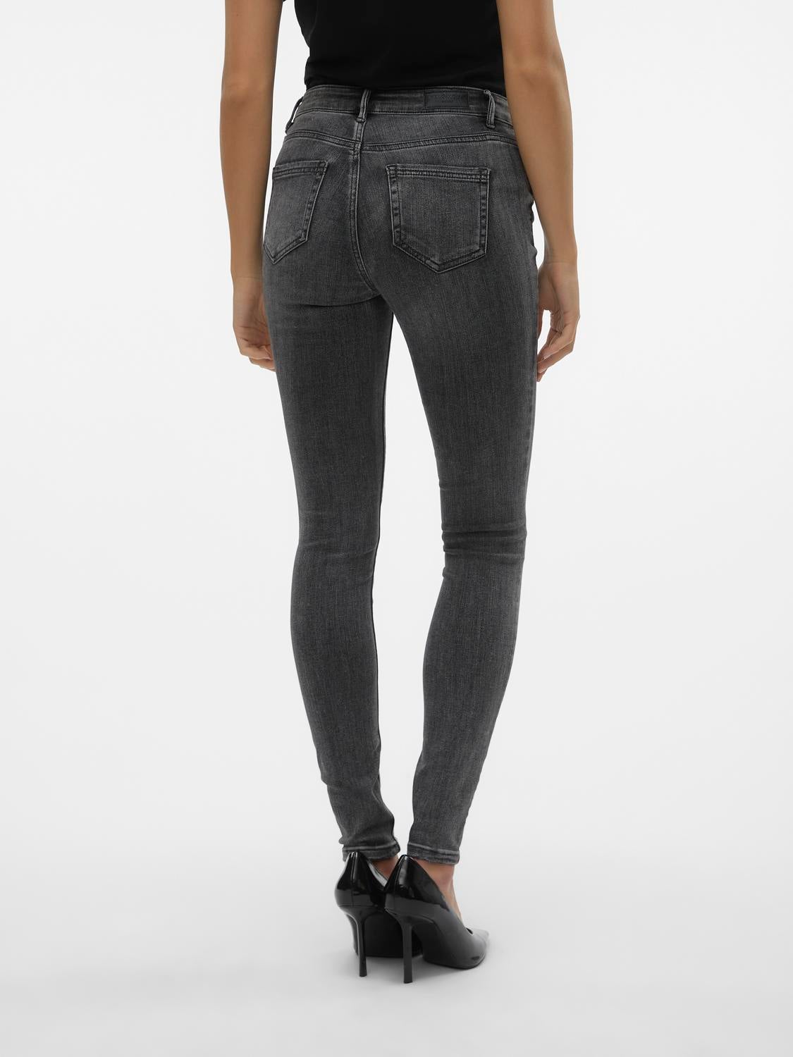VMFLASH Mid Rise Skinny Fit Jeans